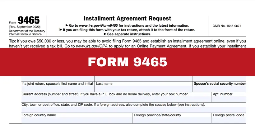 form 9465