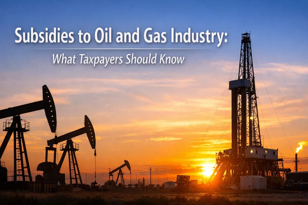 subsidies to oil and gas
