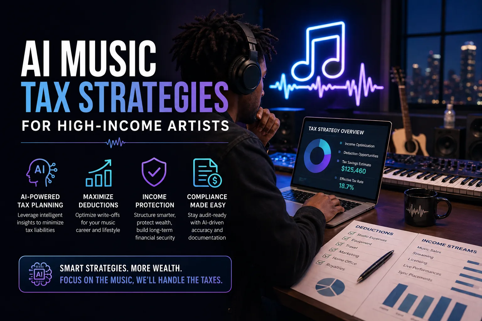 AI music tax strategies